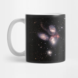 Stephan's Quintet - 5 Galaxy Image from the James Webb Space Telescope Mug